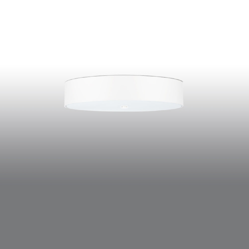 Plafondlamp Skala Sollux Wit LxBxH 67x67x36 Stof, Glas, Metaal Nnb