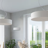 Plafondlamp Skala Sollux Wit Stof, Glas, Metaal Nnb