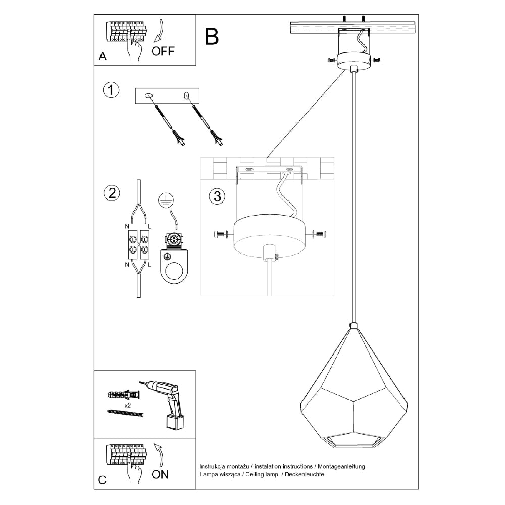 Hanglamp Pavlus Sollux Wit Keramiek Nnb