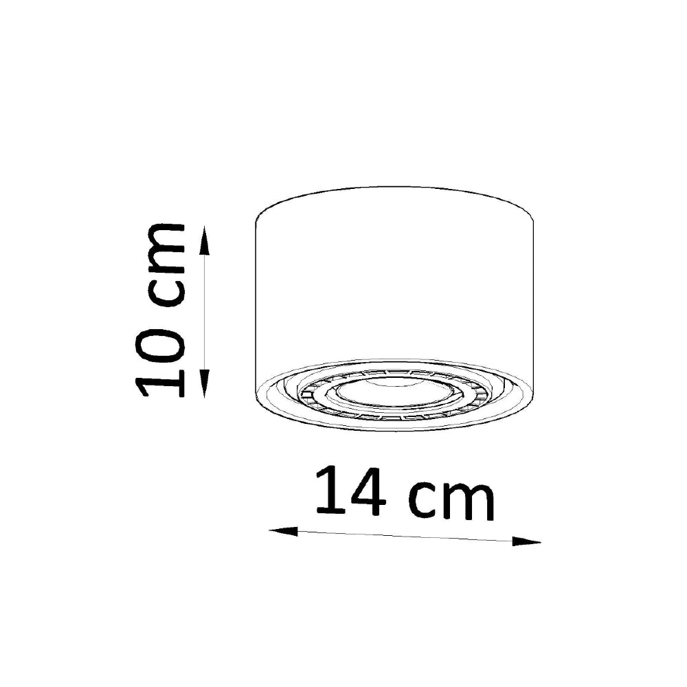 Plafondlamp Basic Sollux Naturel LxBxH 17x17x13 Hout Nnb