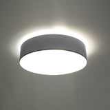 Plafondlamp Arena Sollux Grijs PVC Nnb