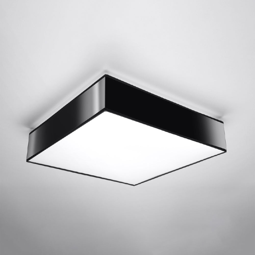 Plafondlamp Horus Sollux Zwart PVC Nnb