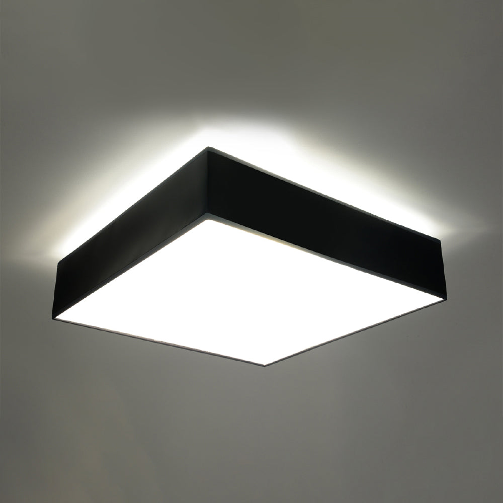 Plafondlamp Horus Sollux Zwart PVC Nnb