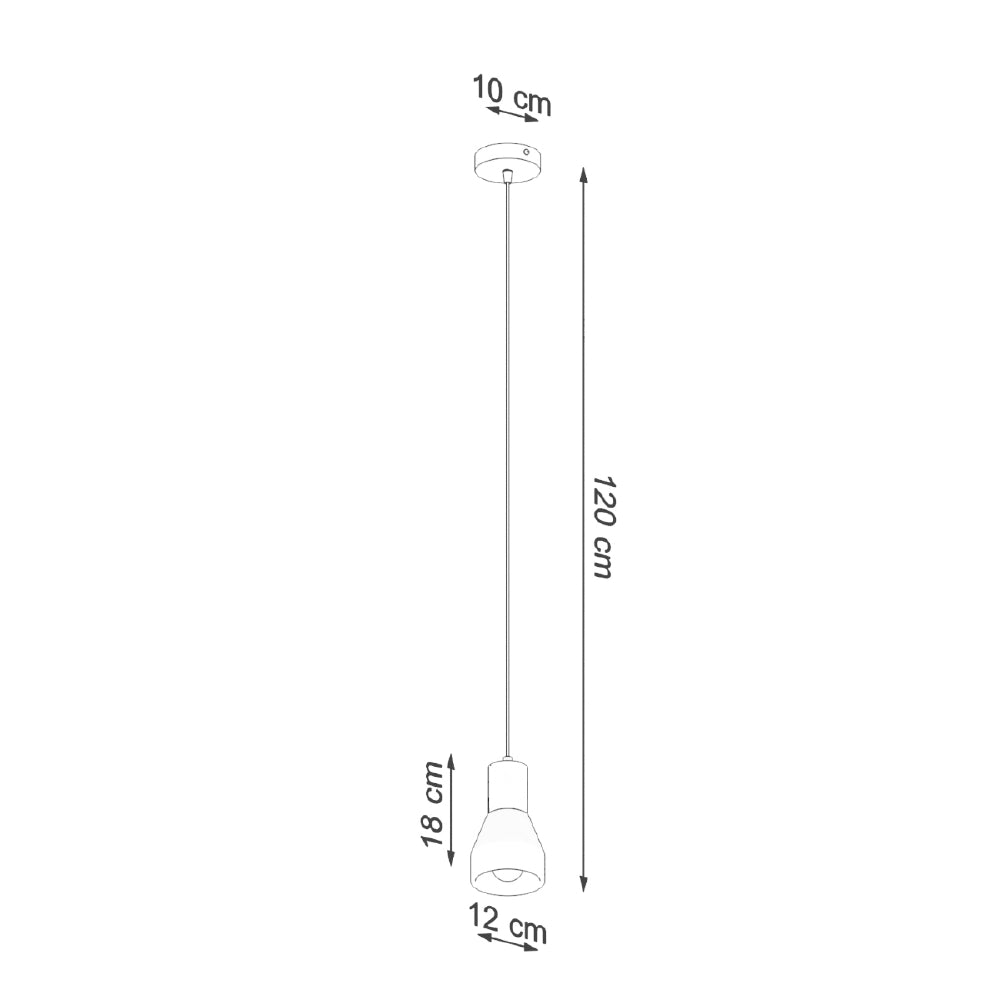 Hanglamp Qubic Sollux Zwart Beton Nnb