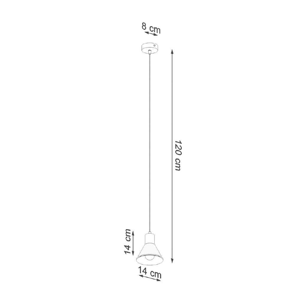 Hanglamp Taleja Sollux Wit LxBxH 17x17x17 Metaal Nnb