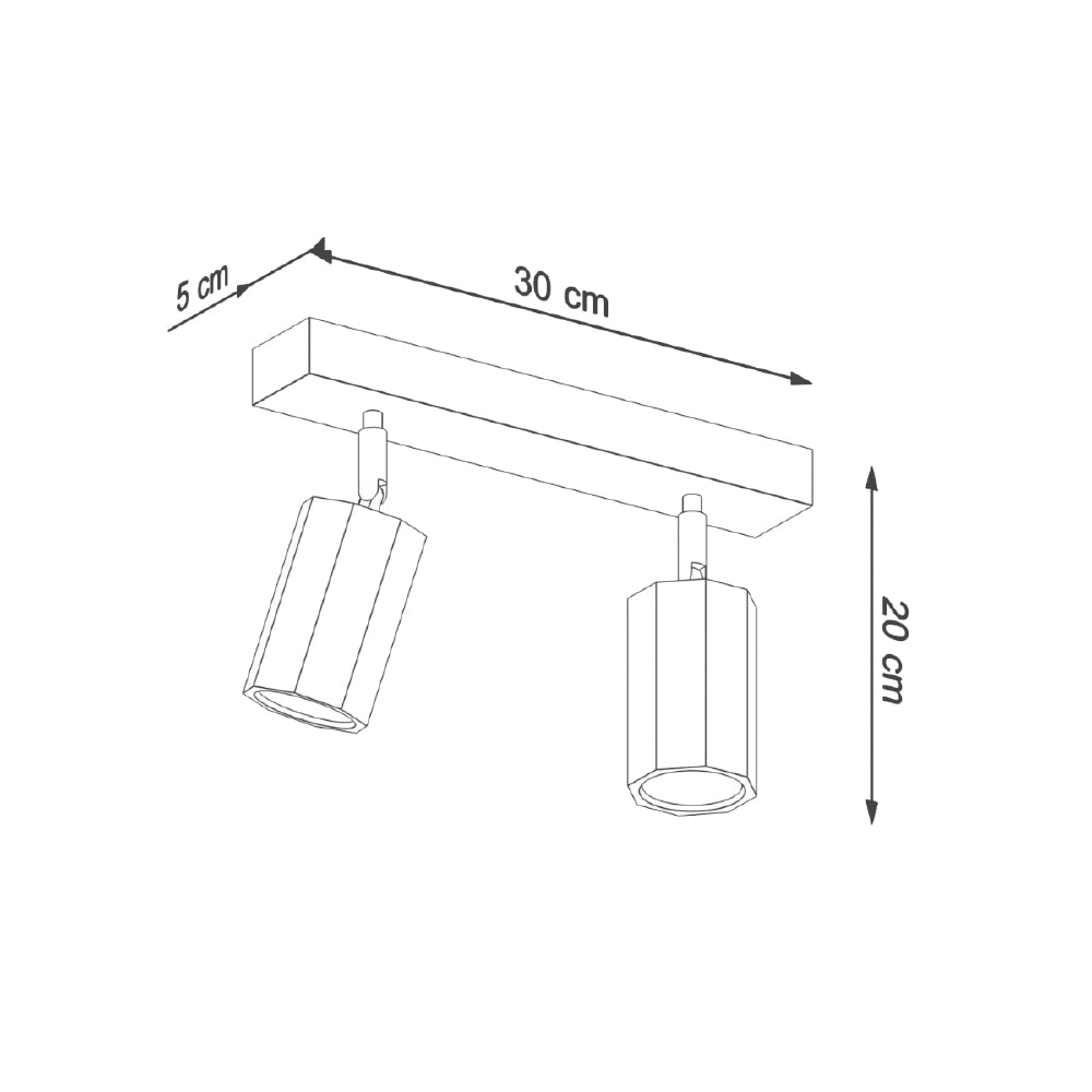 Plafondlamp Zake Sollux Naturel Hout Nnb