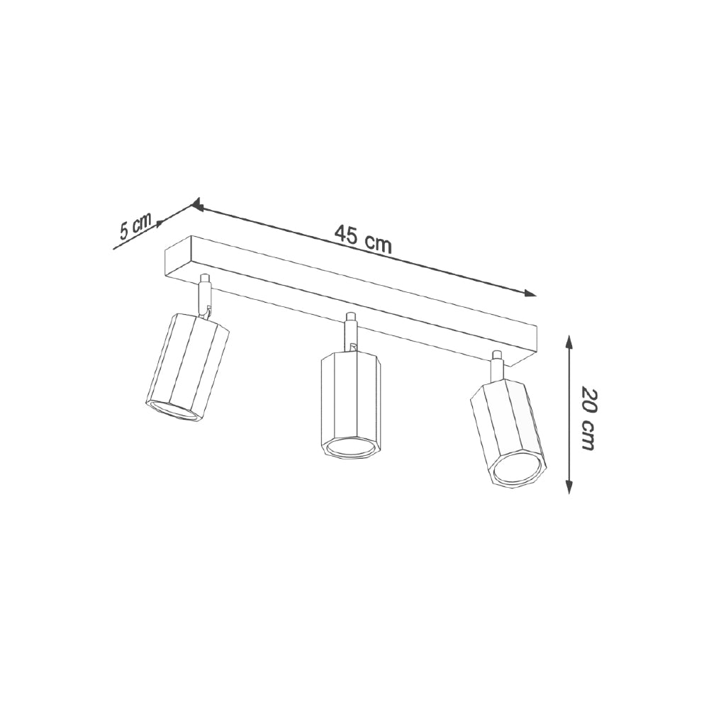 Plafondlamp Zake Sollux Naturel Hout Nnb