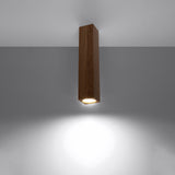 Plafondlamp Keke Sollux Naturel LxBxH 32x15x15 Hout Nnb