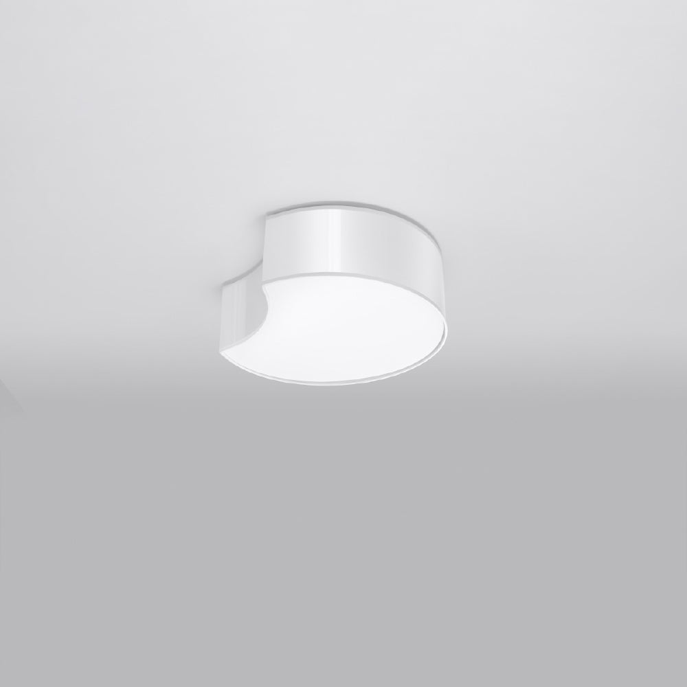 Plafondlamp Circle Sollux Wit PVC Nnb