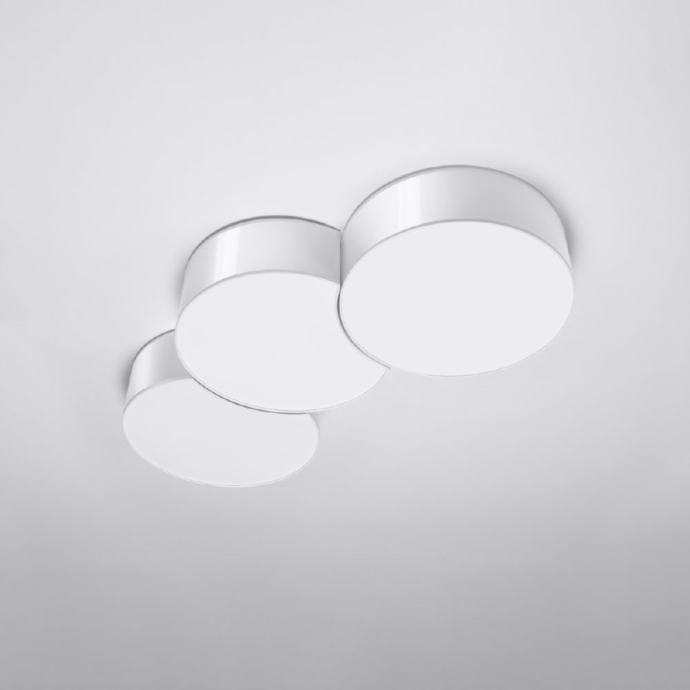 Plafondlamp Circle Sollux Wit PVC Nnb