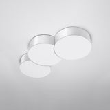 Plafondlamp Circle Sollux Wit PVC Nnb