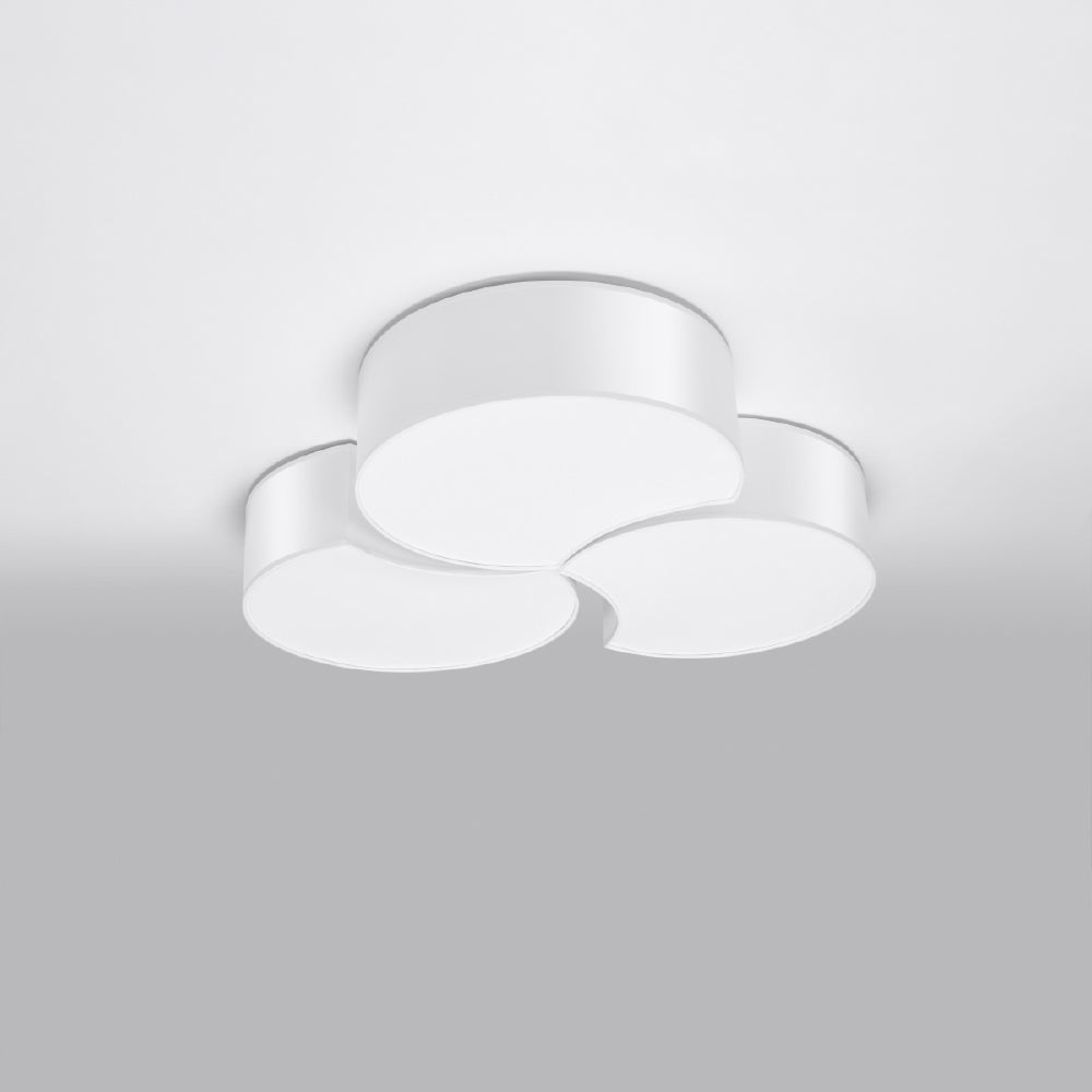 Plafondlamp Circle Sollux Wit PVC Nnb