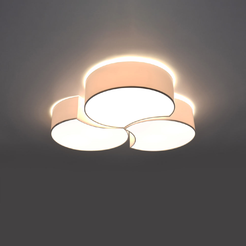 Plafondlamp Circle Sollux Wit PVC Nnb