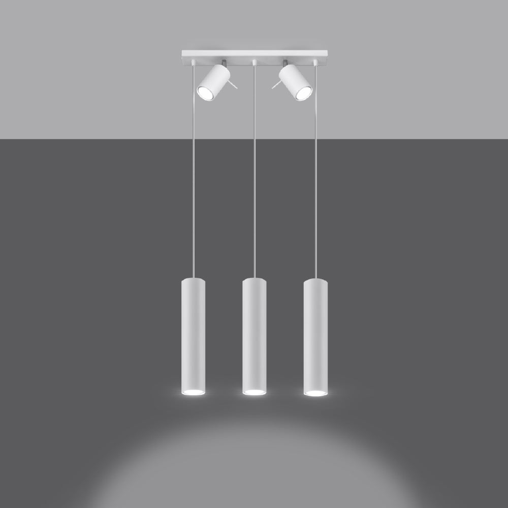 Hanglamp Ring Sollux Wit LxBxH 50x20x20 Metaal Nnb