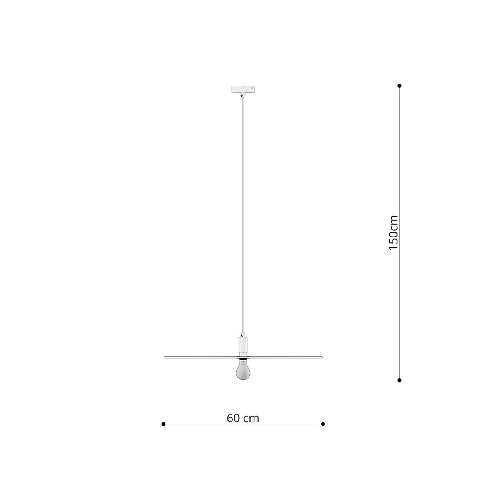 Hanglamp Sirkel Thoro Zwart LxBxH 73x73x18 Metaal Nnb