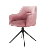 Eetkamerstoel Hector chiQago Roze velours LxBxH 49x47x41 Roze velours Nnb