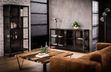 Dressoir Brigham chiQago Gun metal LxBxH 189x99x47 Gun metal Nnb