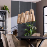 Hanglamp Houston chiQago Massief mango naturel LxBxH 140x42x20 Mangohout Nnb