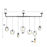 Hanglamp Lyric chiQago Charcoal Charcoal Nnb