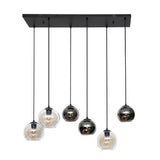 Hanglamp Como chiQago Artic zwart LxBxH 96x41x29 Artic zwart Nnb