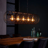 Hanglamp Kelley chiQago Charcoal LxBxH 125x37x37 Charcoal Nnb