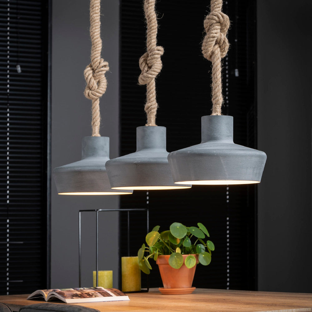 Hanglamp Patton chiQago Grijs LxBxH 92x33x27 Grijs Nnb