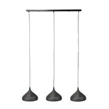 Hanglamp Kenyon chiQago Zwart bruin LxBxH 114x40x31 Zwart bruin Nnb