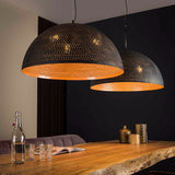 Hanglamp Kenyon chiQago Zwart bruin LxBxH 73x73x46 Zwart bruin Nnb