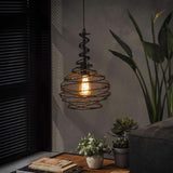 Hanglamp Norris chiQago Zwart LxBxH 47x28x28 Zwart Nnb