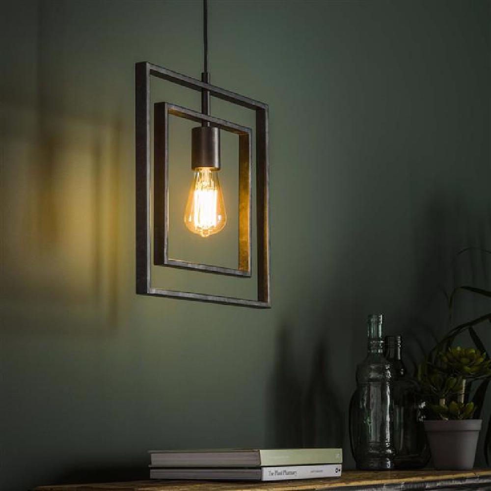 Hanglamp Jerome chiQago Charcoal LxBxH 42x41x10 Charcoal Nnb