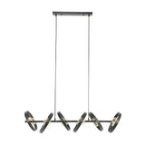 Hanglamp Kimball chiQago Charcoal LxBxH 125x43x20 Charcoal Nnb