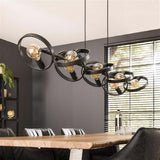 Hanglamp Kimball chiQago Charcoal LxBxH 168x44x19 Charcoal Nnb