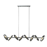 Hanglamp Kimball chiQago Charcoal LxBxH 168x44x19 Charcoal Nnb